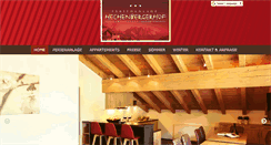 Desktop Screenshot of hechenbergerhof.at