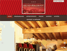 Tablet Screenshot of hechenbergerhof.at